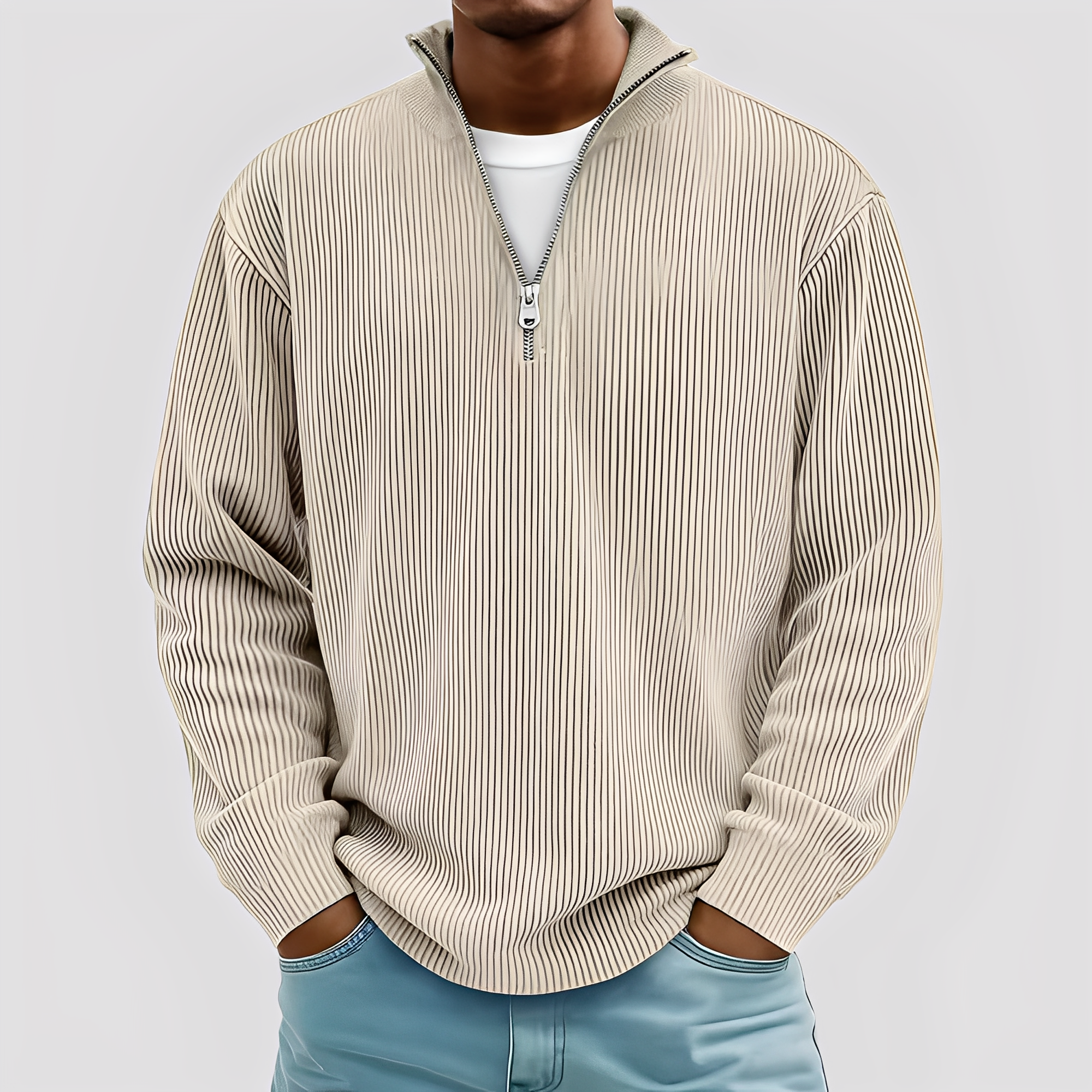Henry - Stilvoller, komfortabler und warmer Herrenpullover