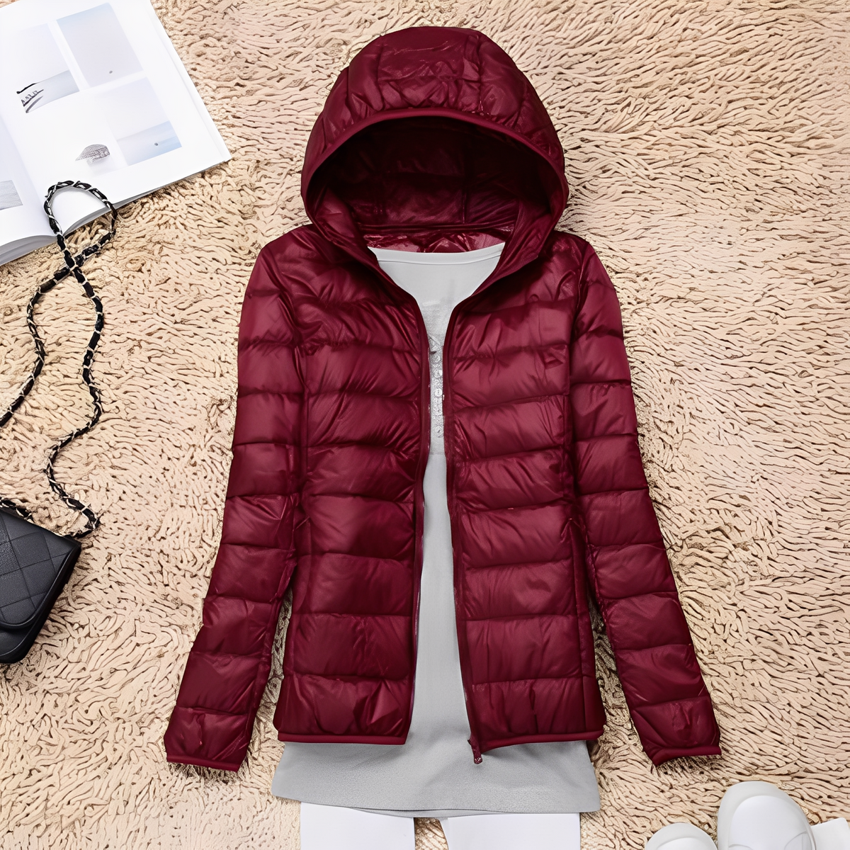 Lyndsay - Bequeme und elegante Kapuzenjacke