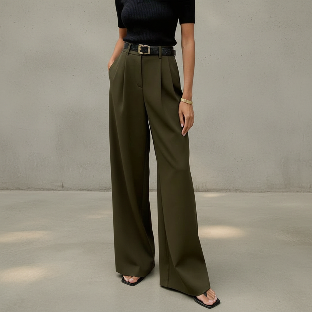 Marlene - Elegante Hose mit weitem Bein