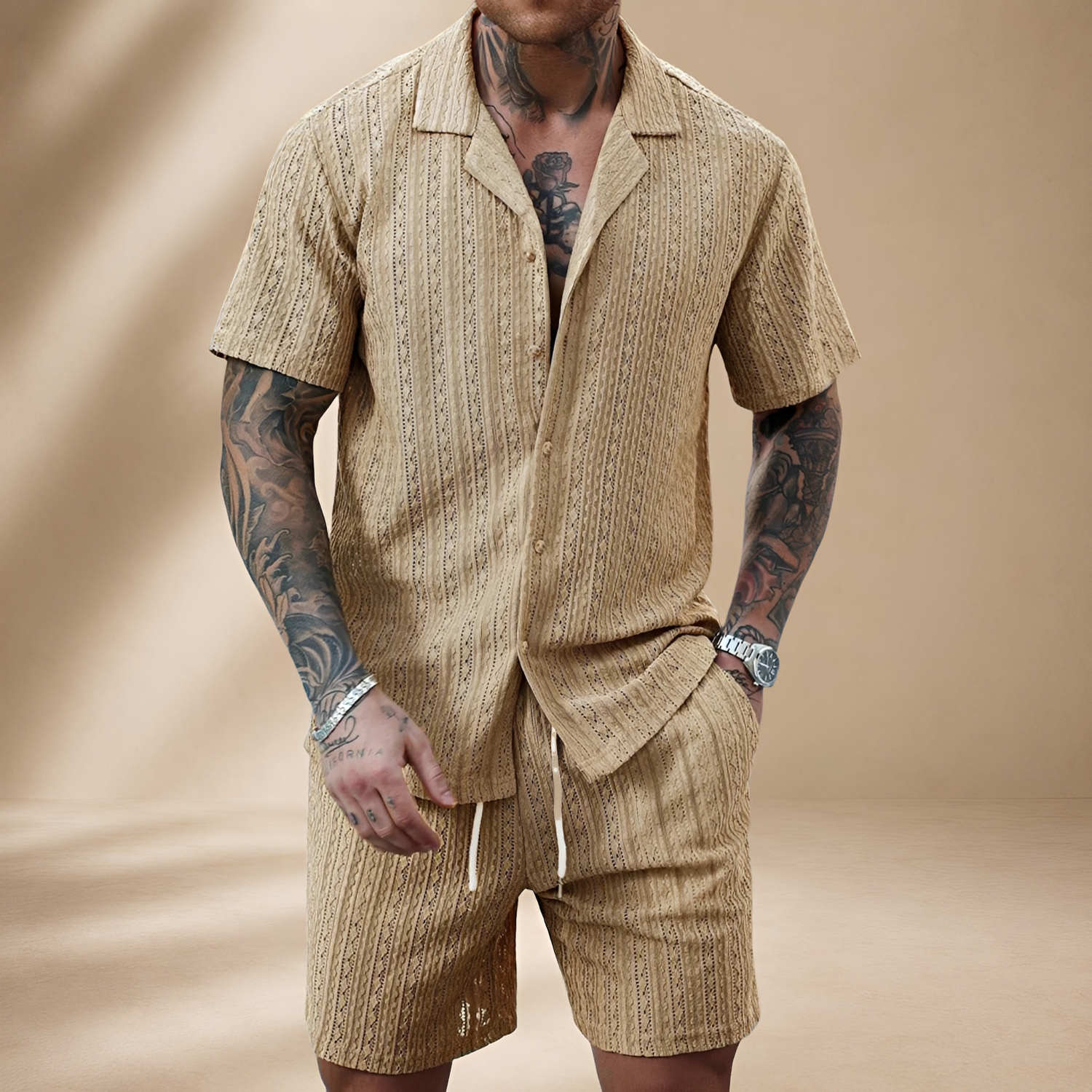 Carter - Bequemes und Entspanntes Hollow-Out-Set