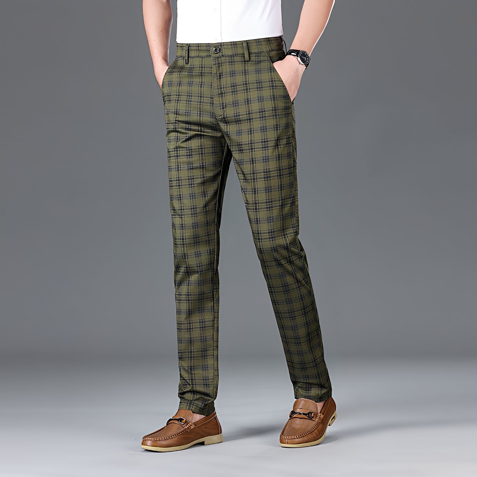 Myers - Bequeme Karierte Hose
