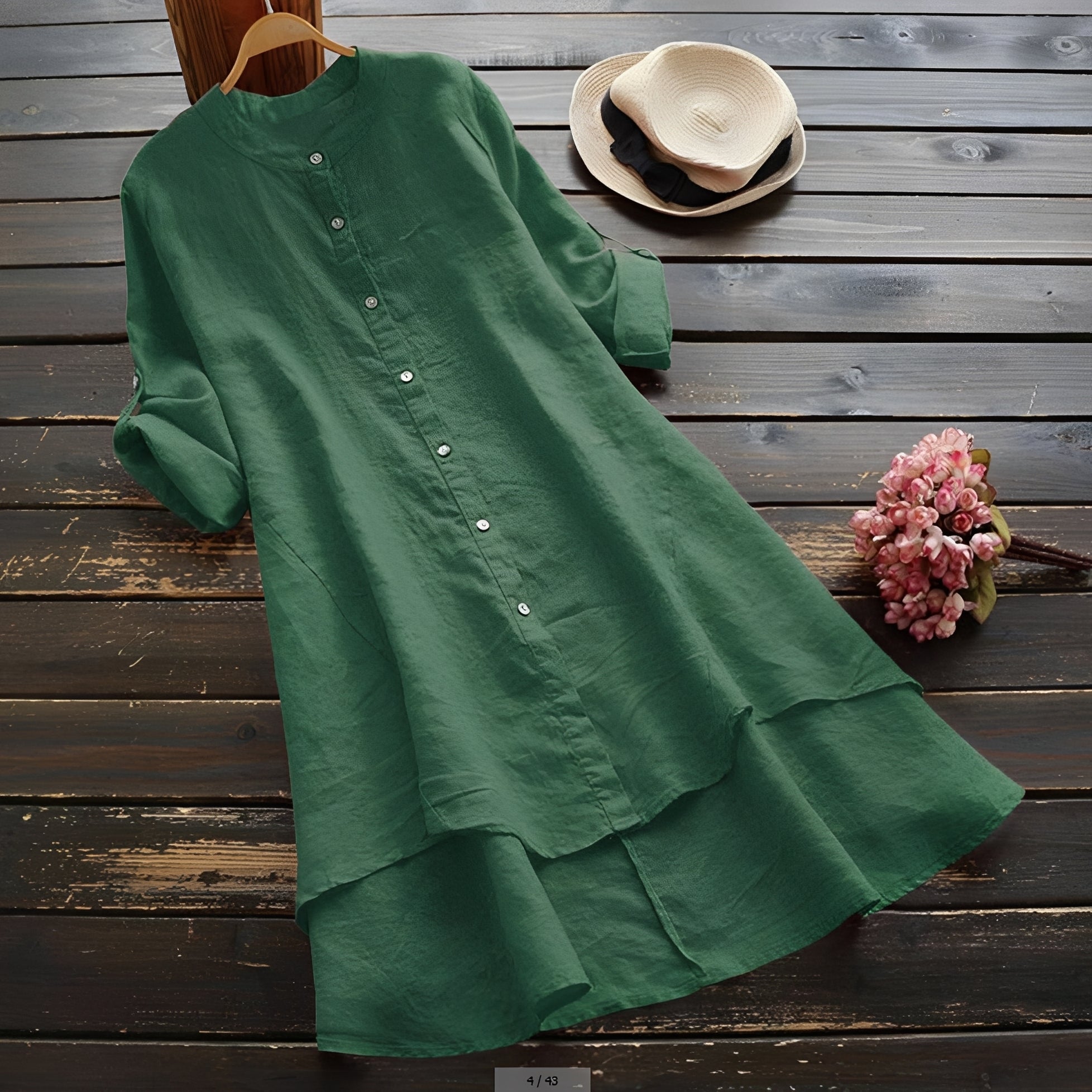 Mildred - Schickes Kleid mit Knöpfen