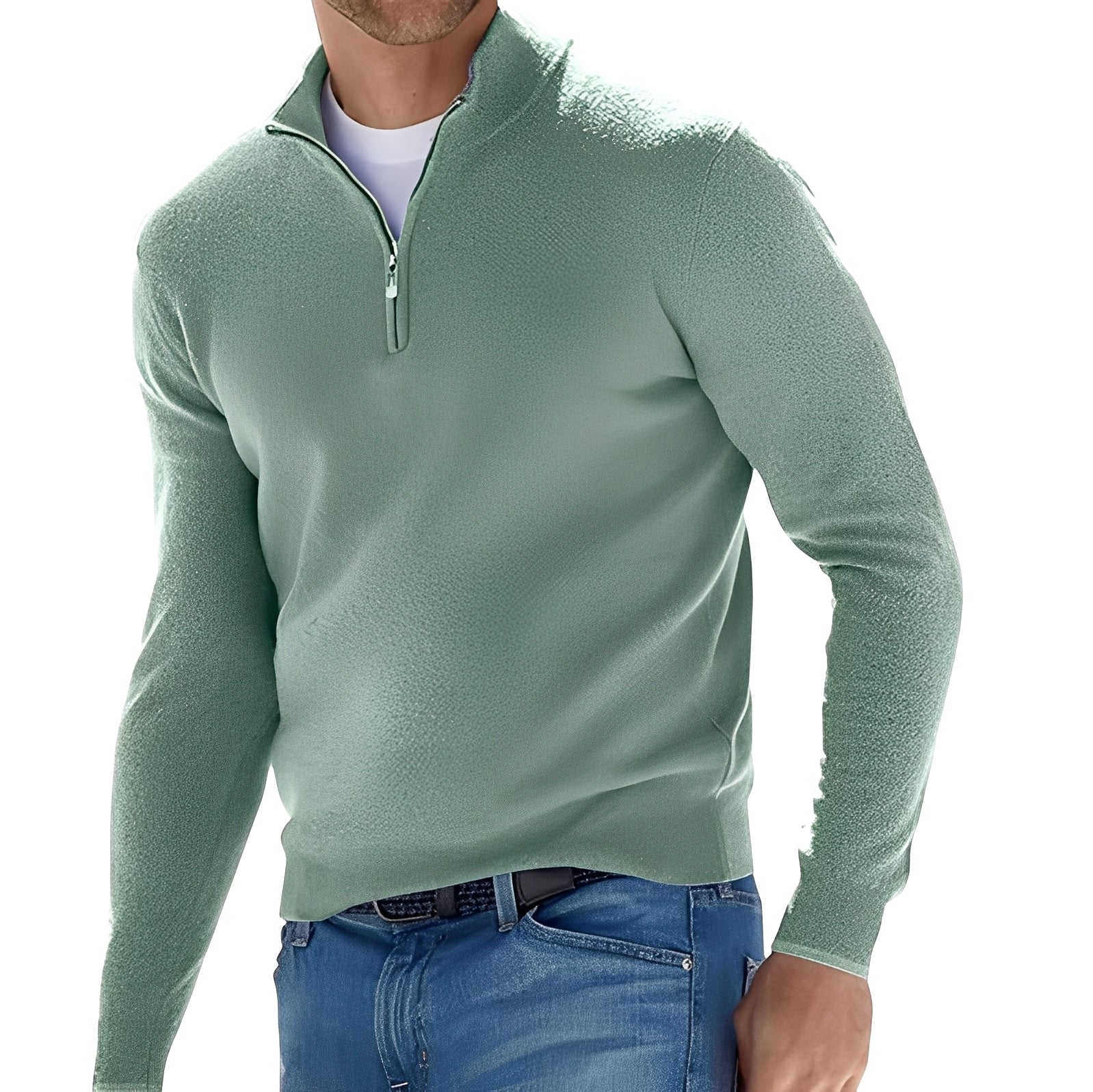 Ralph - Komfortabler Herrenpullover mit Zipper