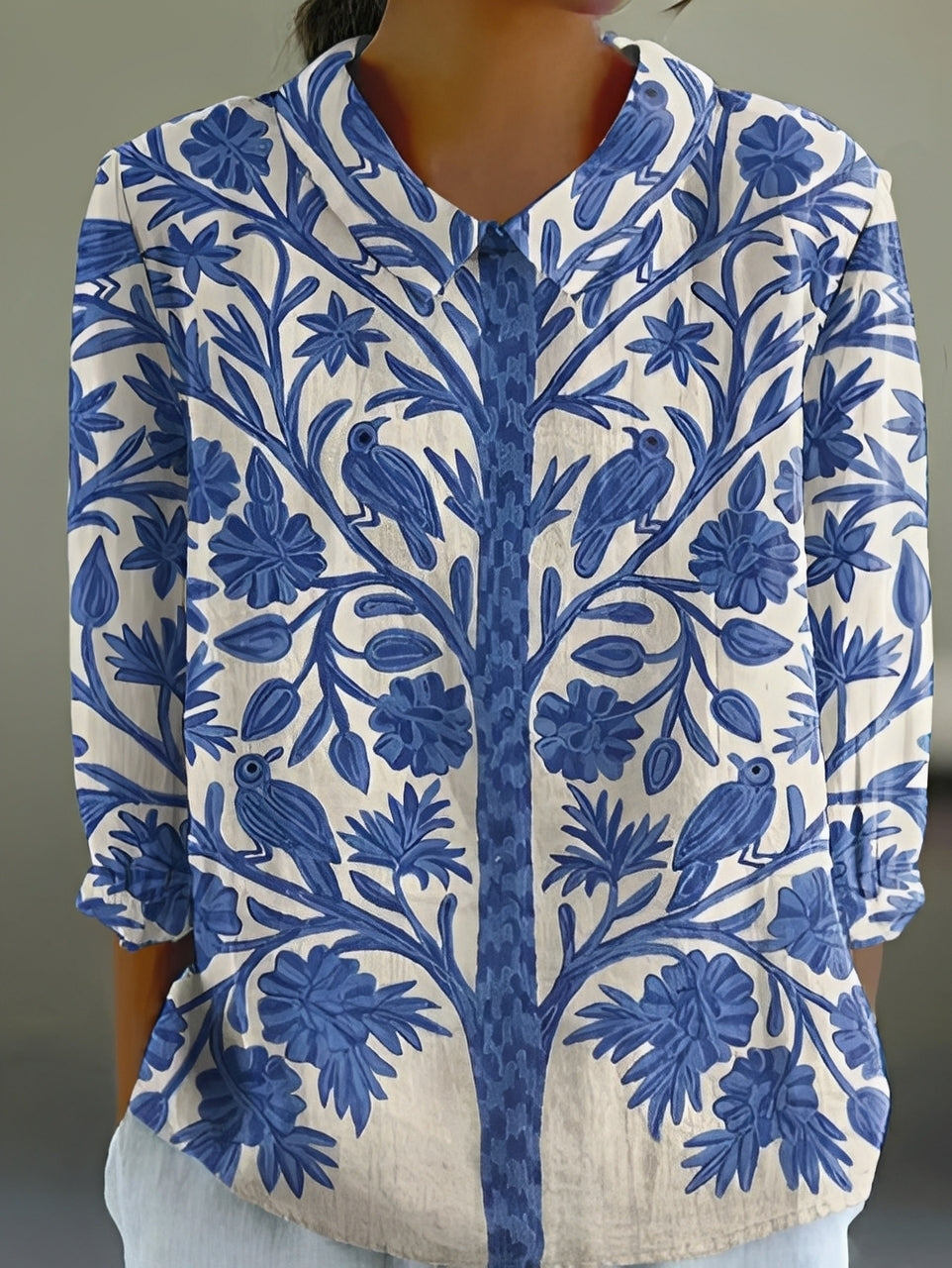 Alfie - Stilvolles, locker geschnittenes Damenshirt mit Print