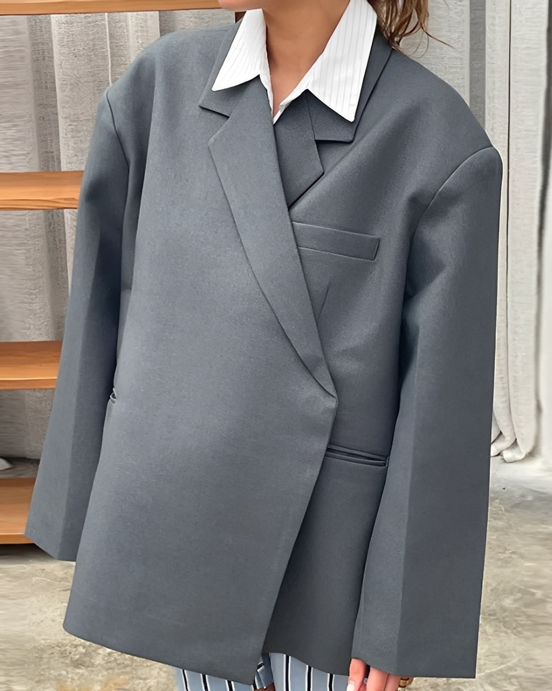 Carolyn - Lockerer weiter geschnittener Blazer