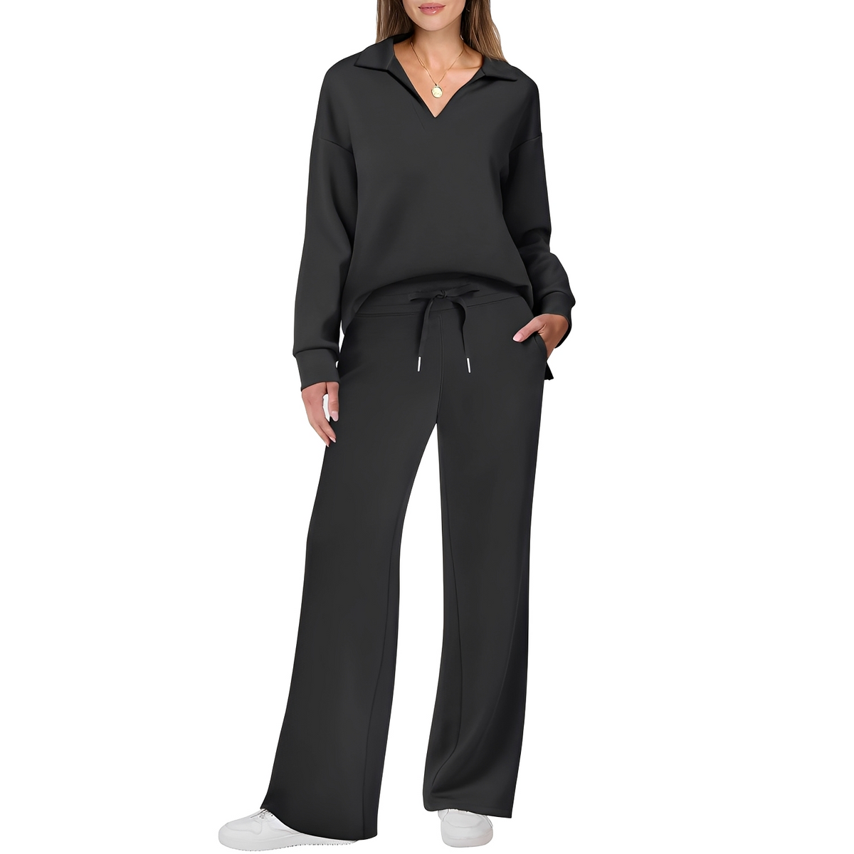 Justina - Komfortables Damen-Set aus Pullover und Hose