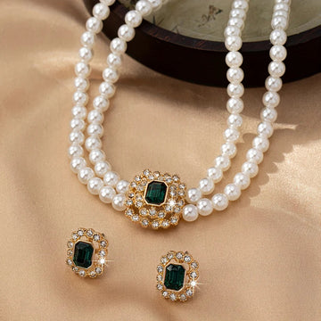Tamsin – Schmuckset in goldfarbener Verdalle