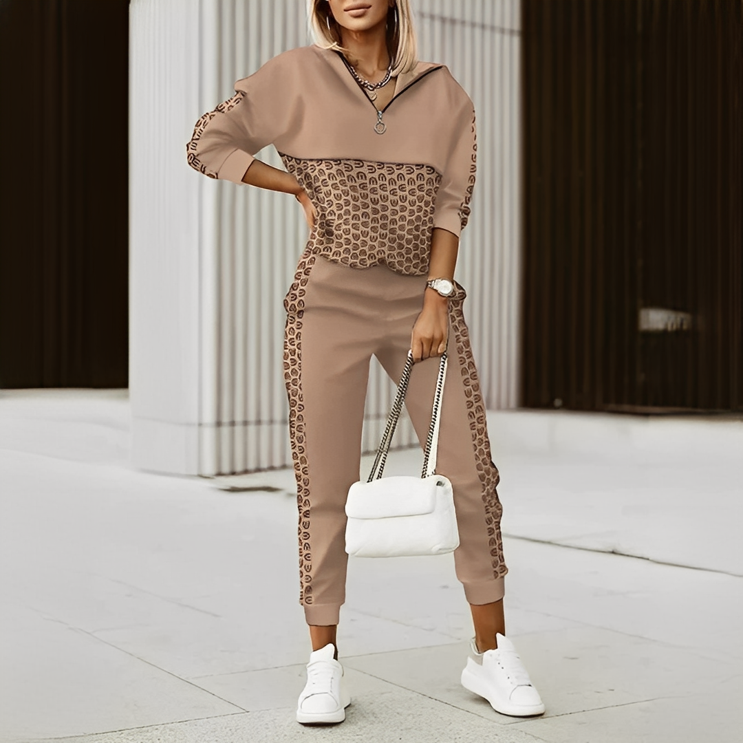 Chenafe - Trendiges zweiteiliges Damen-Ensemble