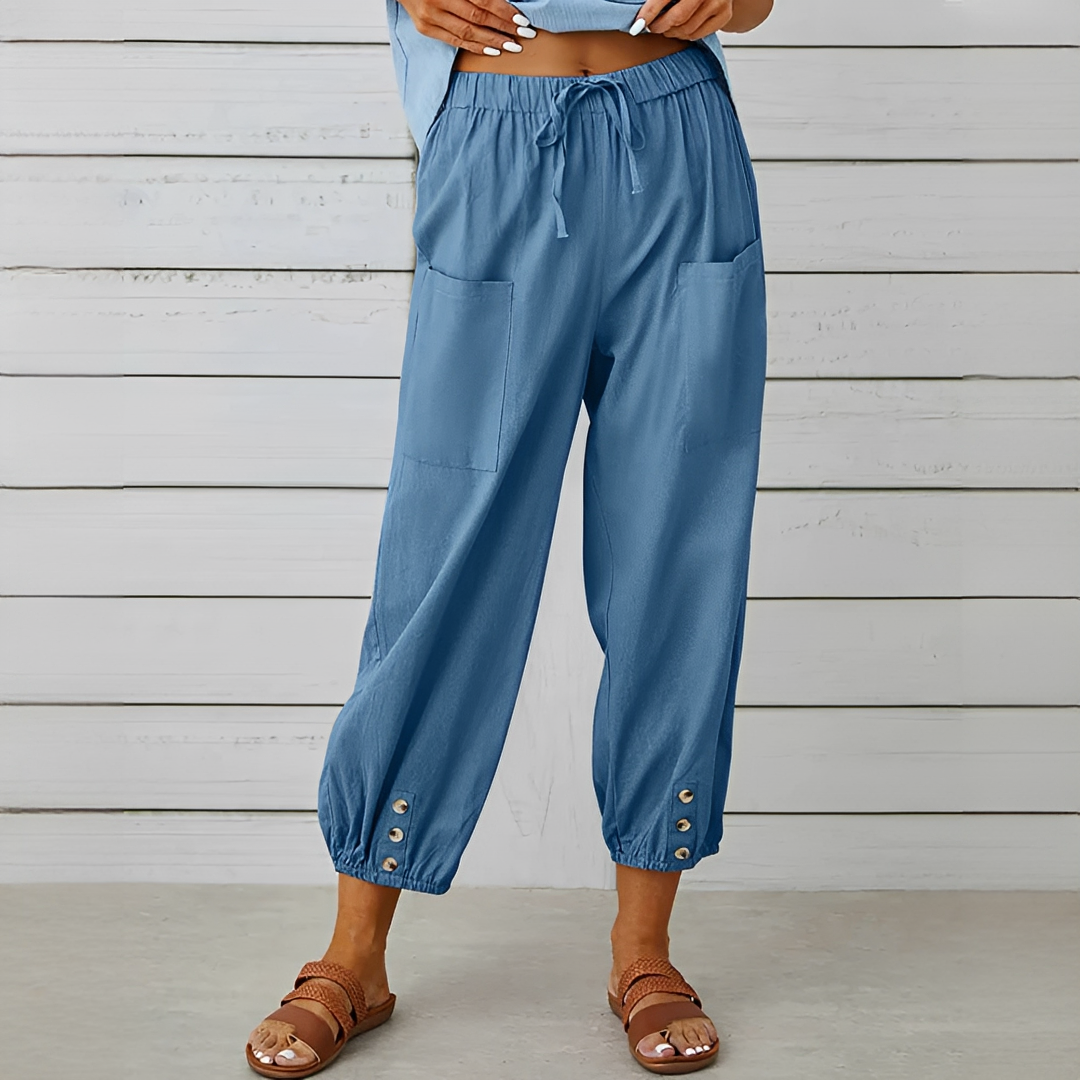 Scarlett - Bequeme Hosen mit Kordelzug