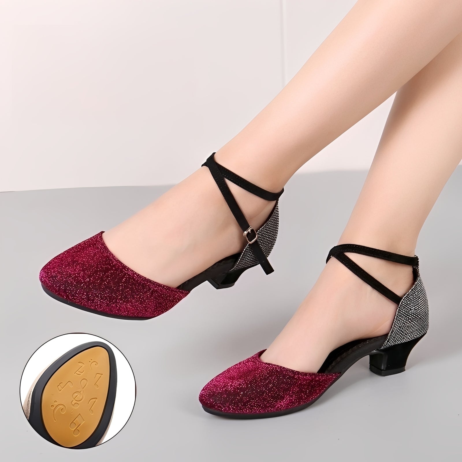 Carrie - Modische Glitzersandalen für Damen