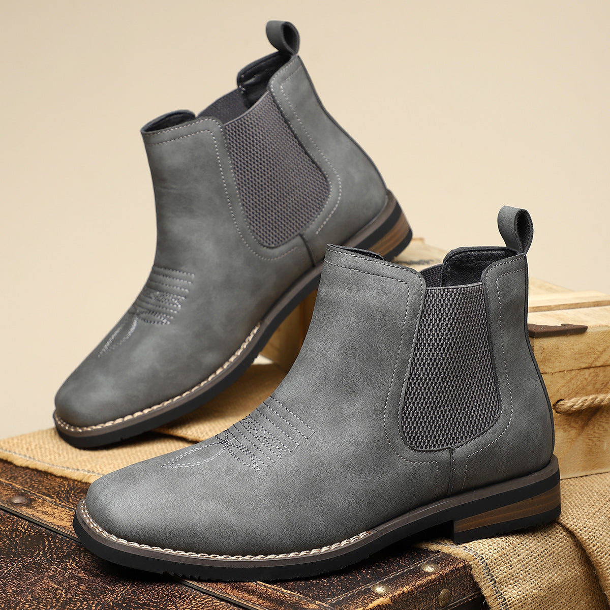 Carson - Modische Wadenhohe Stiefel