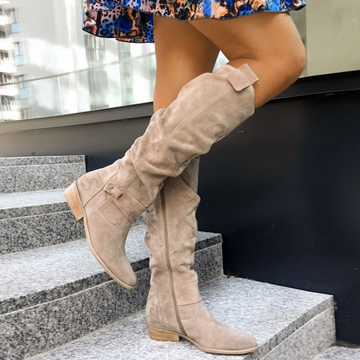 Terina – Kniehohe Stiefel für Damen im Casual-Stil