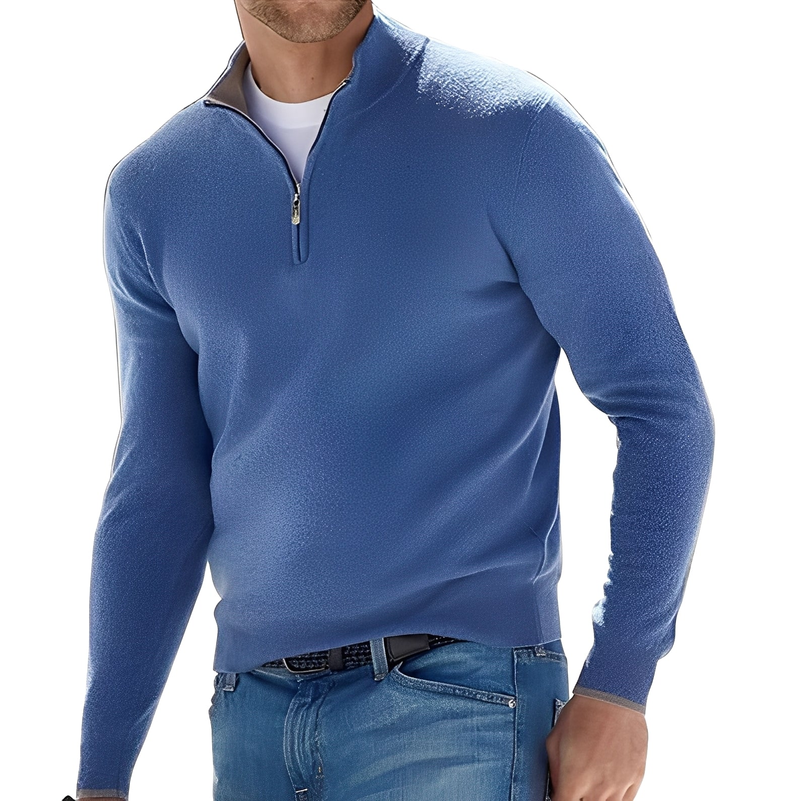 Ralph - Komfortabler Herrenpullover mit Zipper