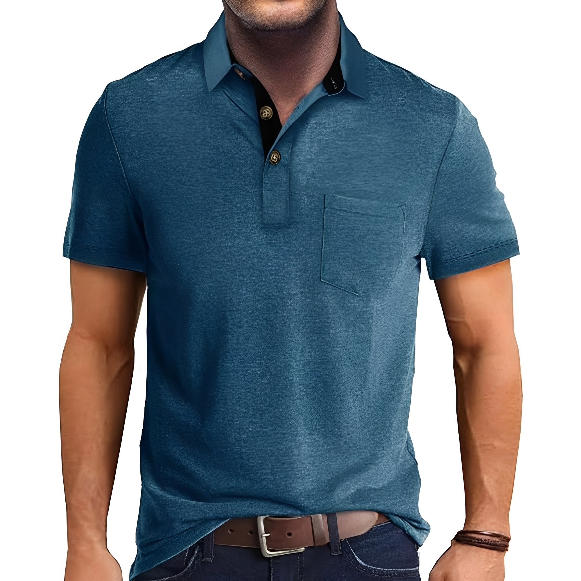 Hobbs - Freizeit-Polohemd mit kurzen Ärmeln