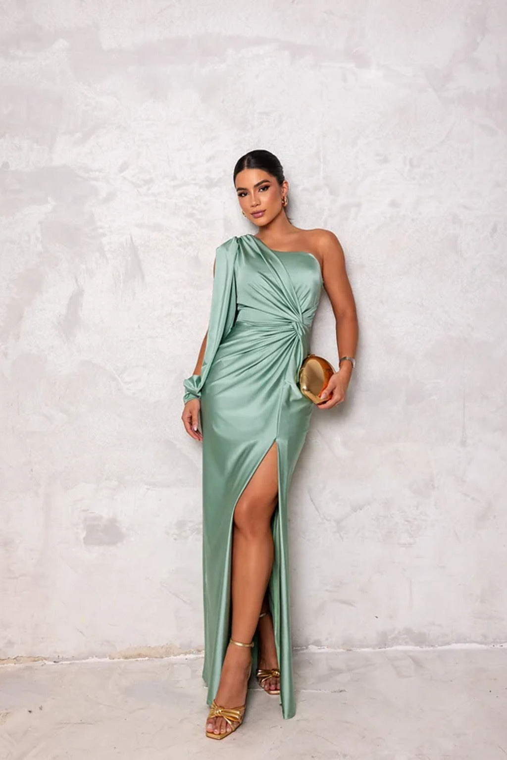 Fely - Strahlendes Kleid mit Schulterfrei-Design