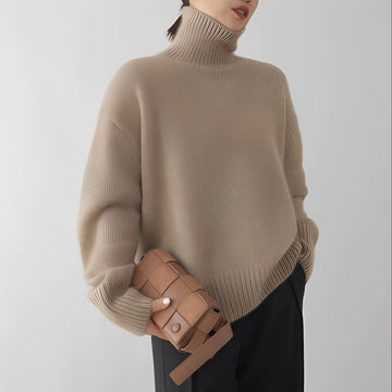 Clementine - Bequemer Damenpullover mit Rollkragen