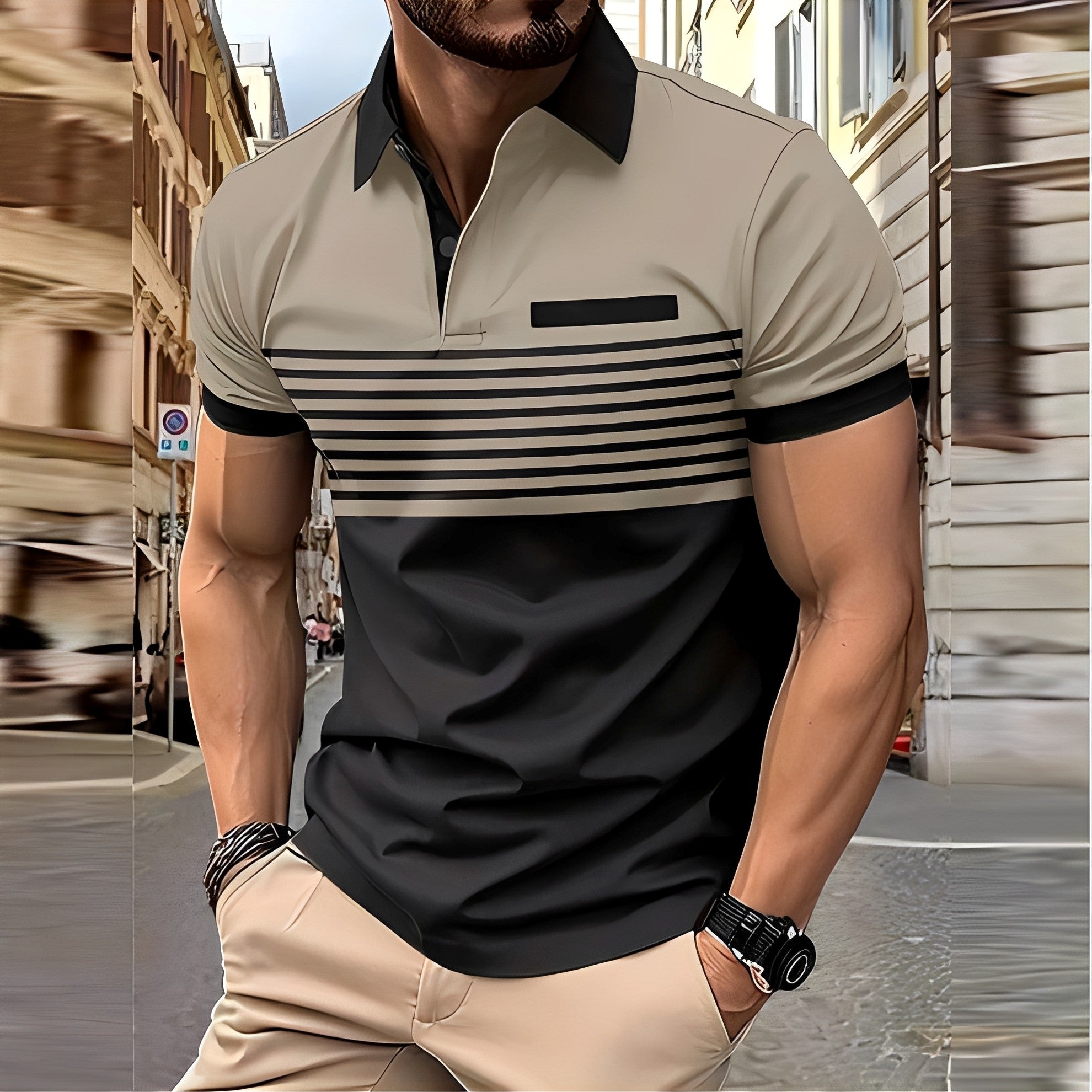 Thomas - Elegantes, schmal geschnittenes Poloshirt für Herren
