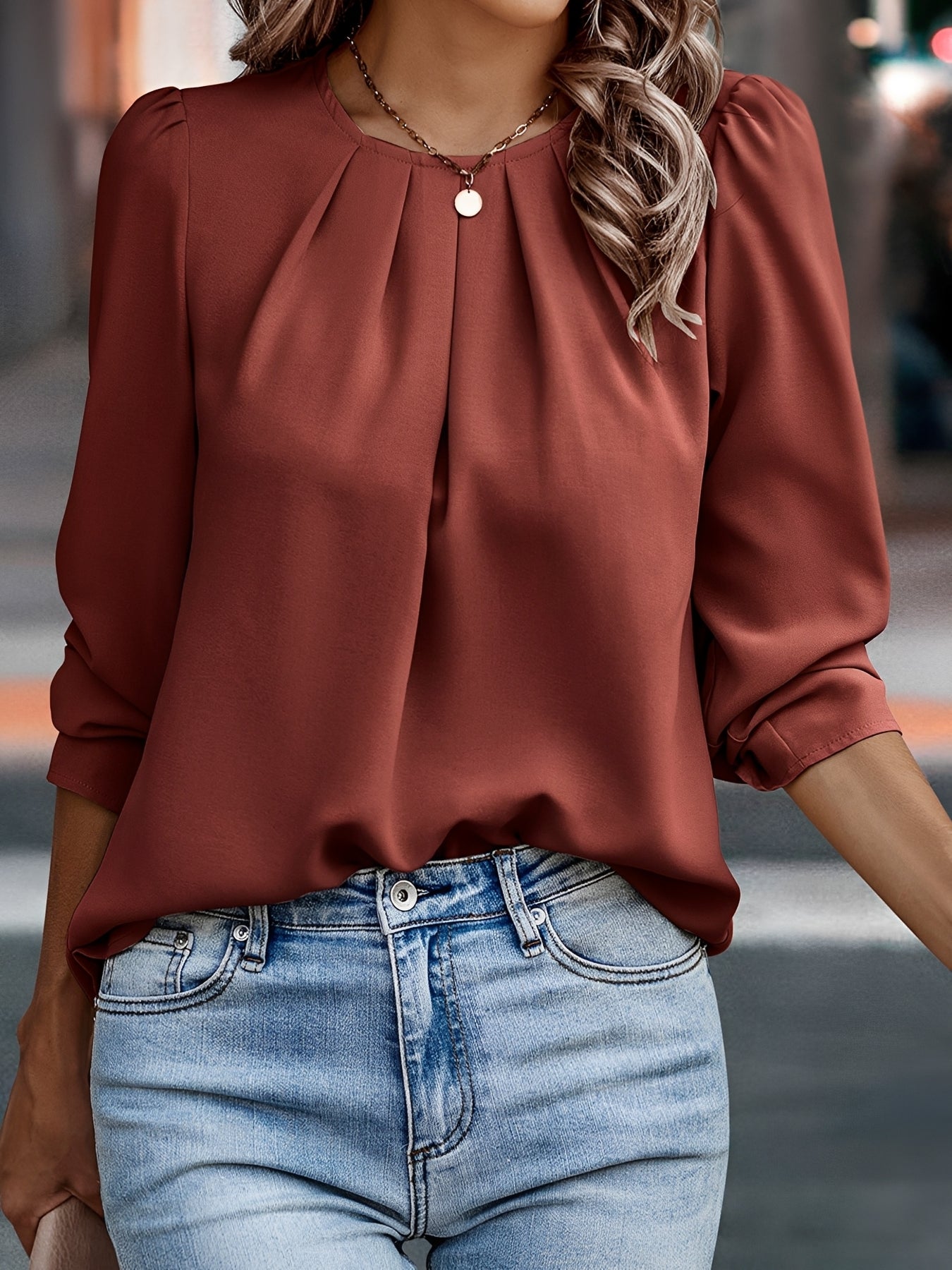 Sophie - Modische Bluse mit weiten Ärmeln für Damen