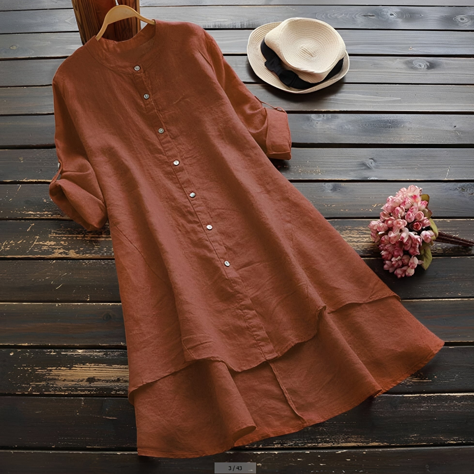 Mildred - Schickes Kleid mit Knöpfen