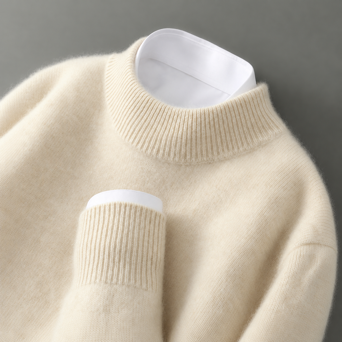 Wayne - Retro dicker Pullover für Herren