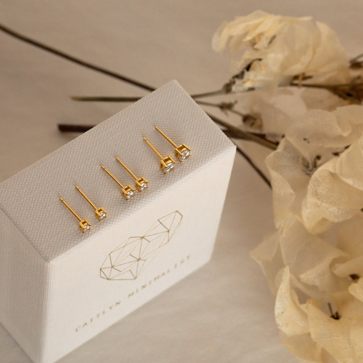 Booker – Set von Diamant-Ohrringen