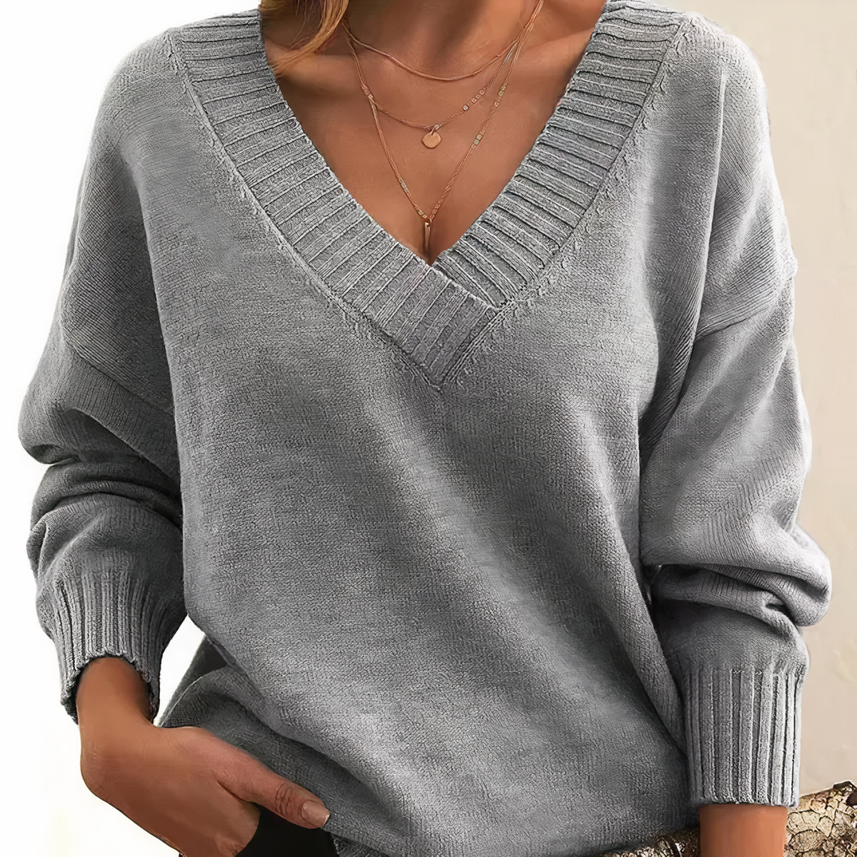 Herbst – Eleganter und bequemer Pulli
