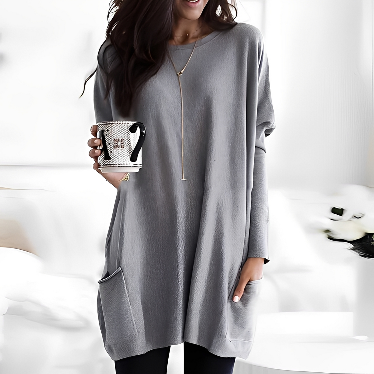 Diane - Gemütlicher Langarmpullover