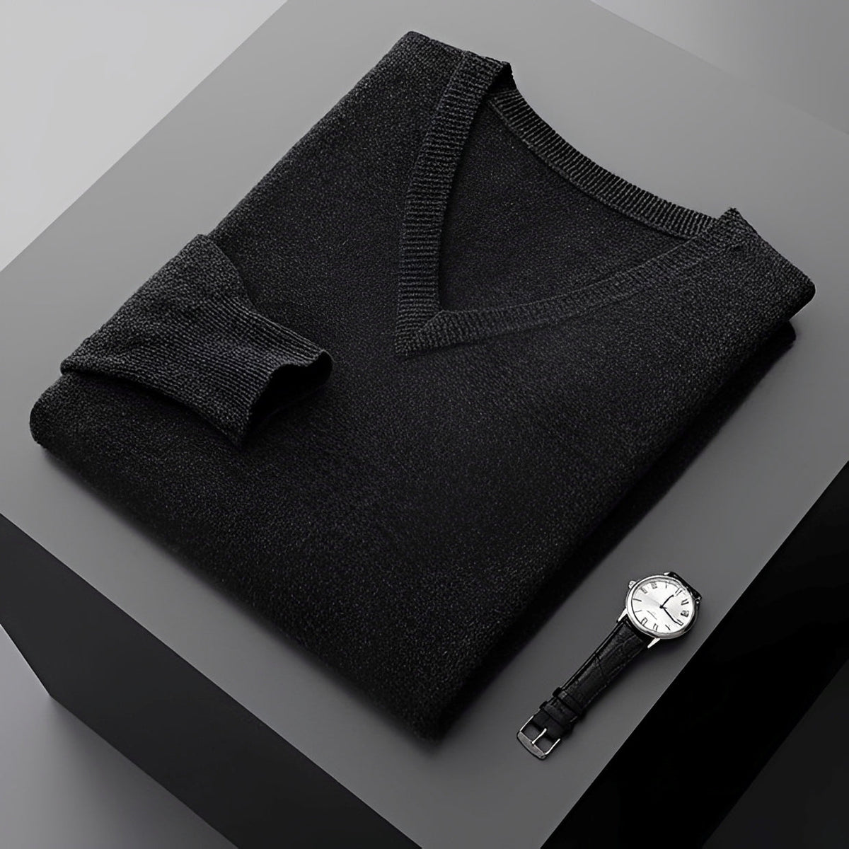 Walter - Komfortabler Pullover mit V-Kragen