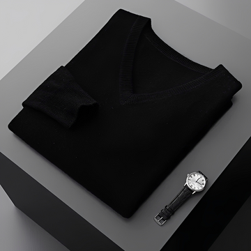 Walter - Komfortabler Pullover mit V-Kragen