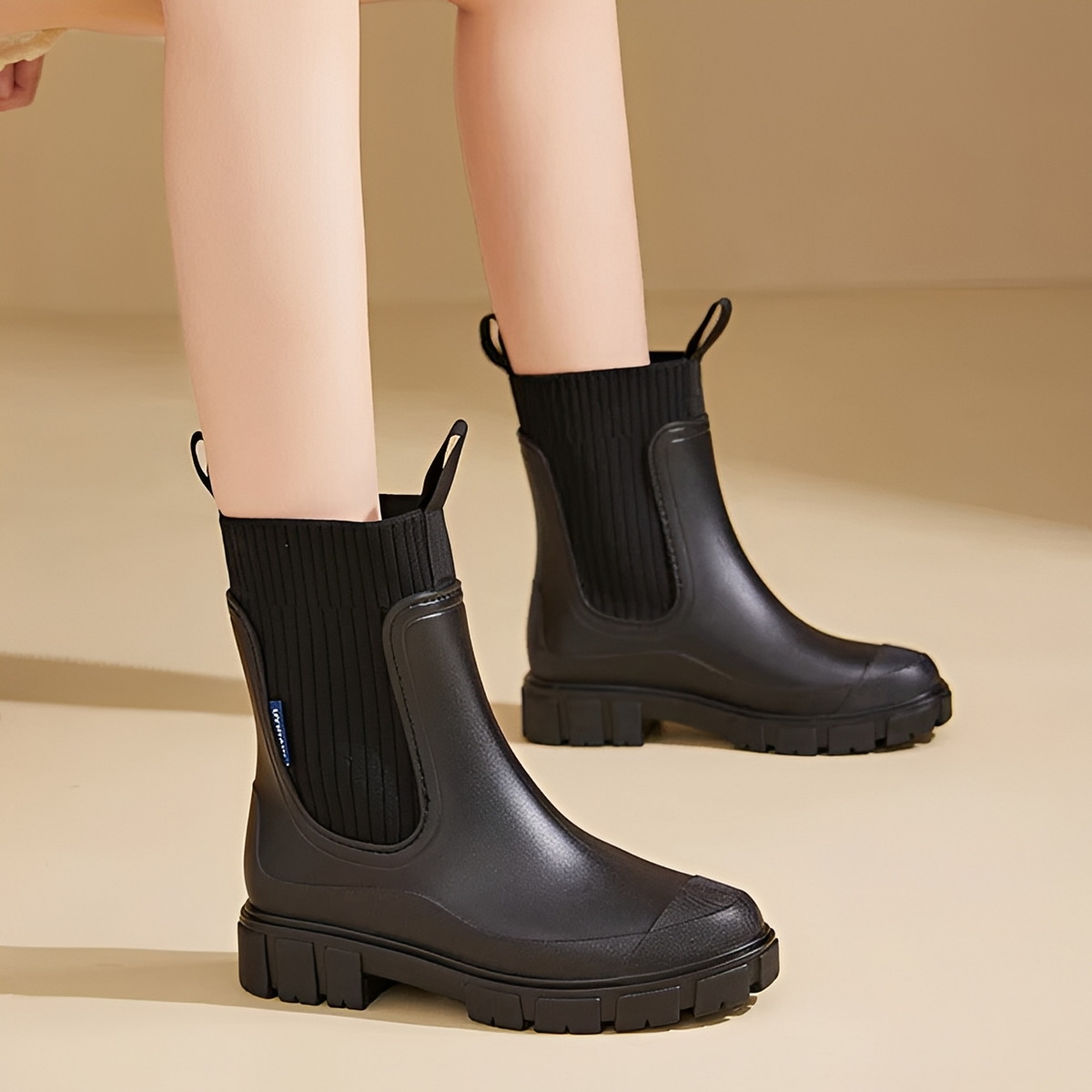 Claire - Komfortable, wasserdichte Regenstiefel