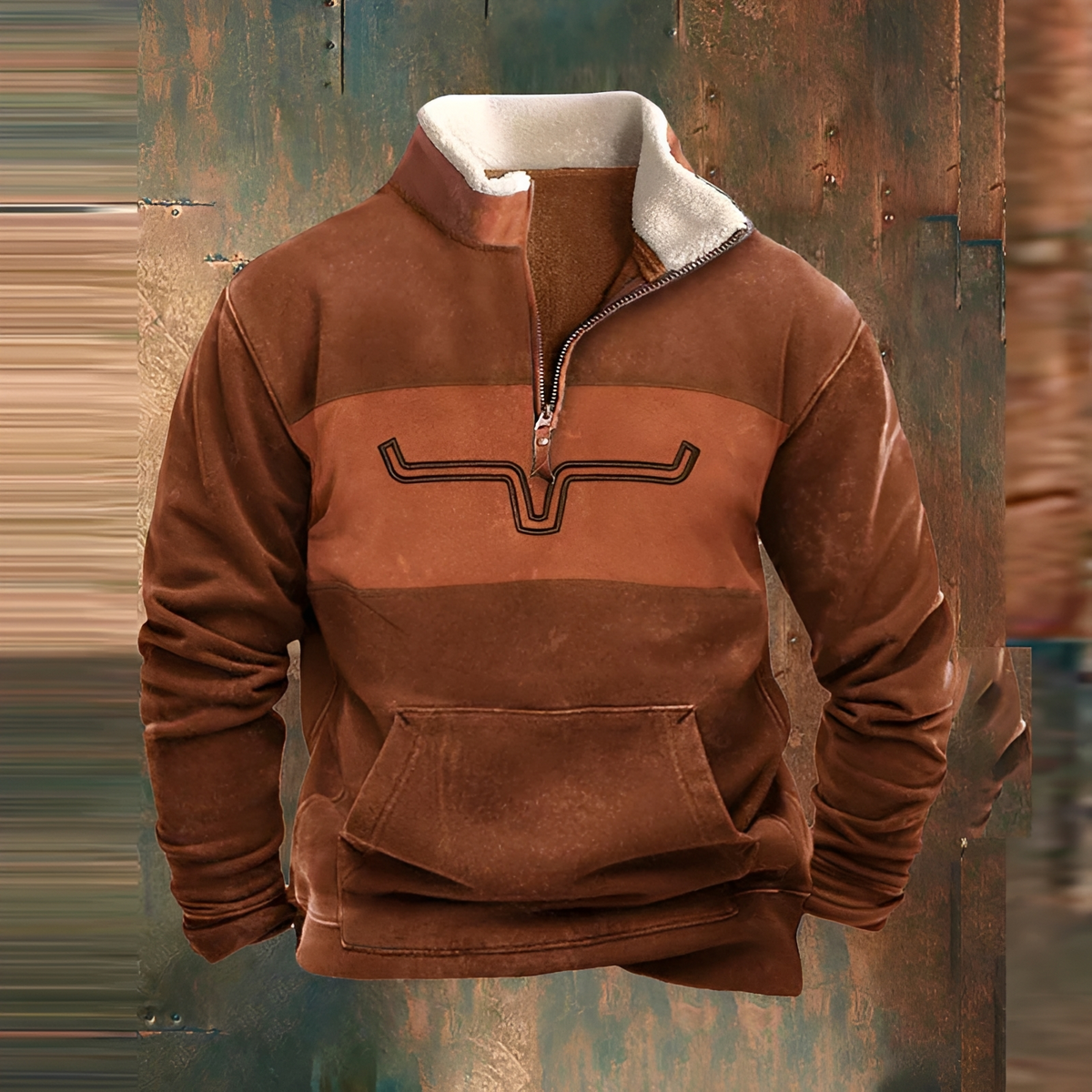 Celio - Stilvolle Jacke mit halbem Zipper