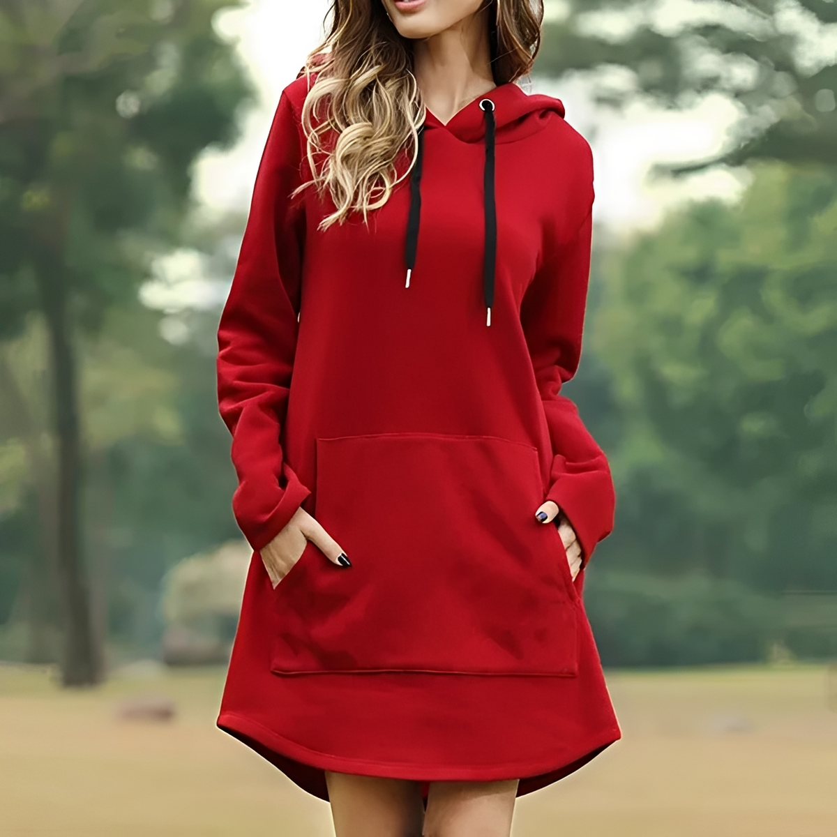 Juris - Stilvolles Kurzkleid mit Kapuze