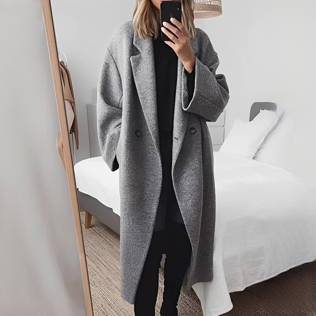 Carolane - Eleganter Mantel im Oversize-Stil
