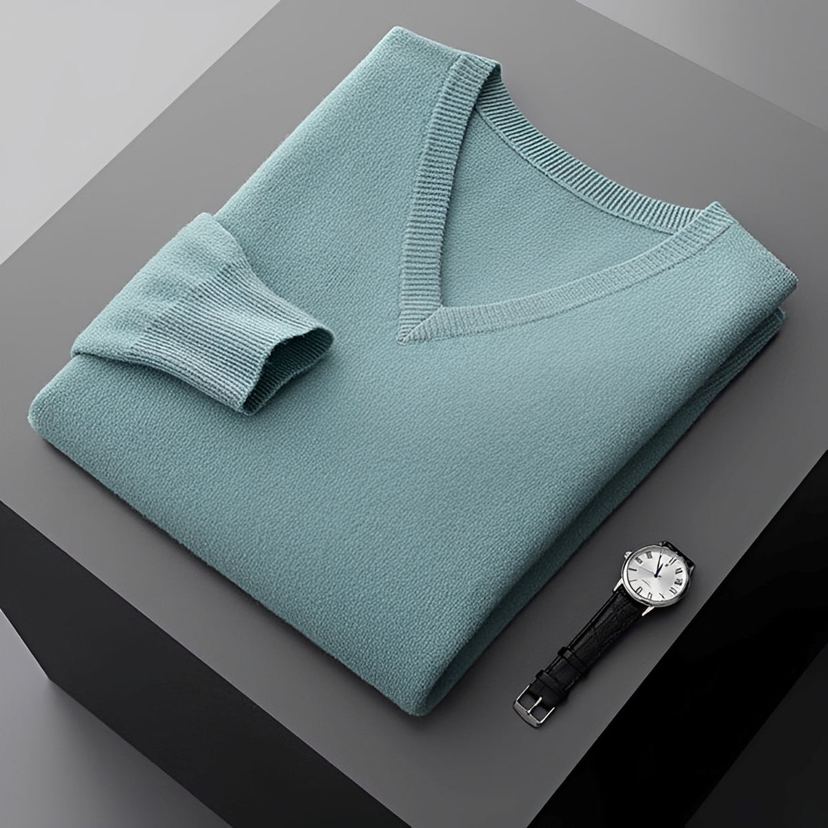 Walter - Komfortabler Pullover mit V-Kragen