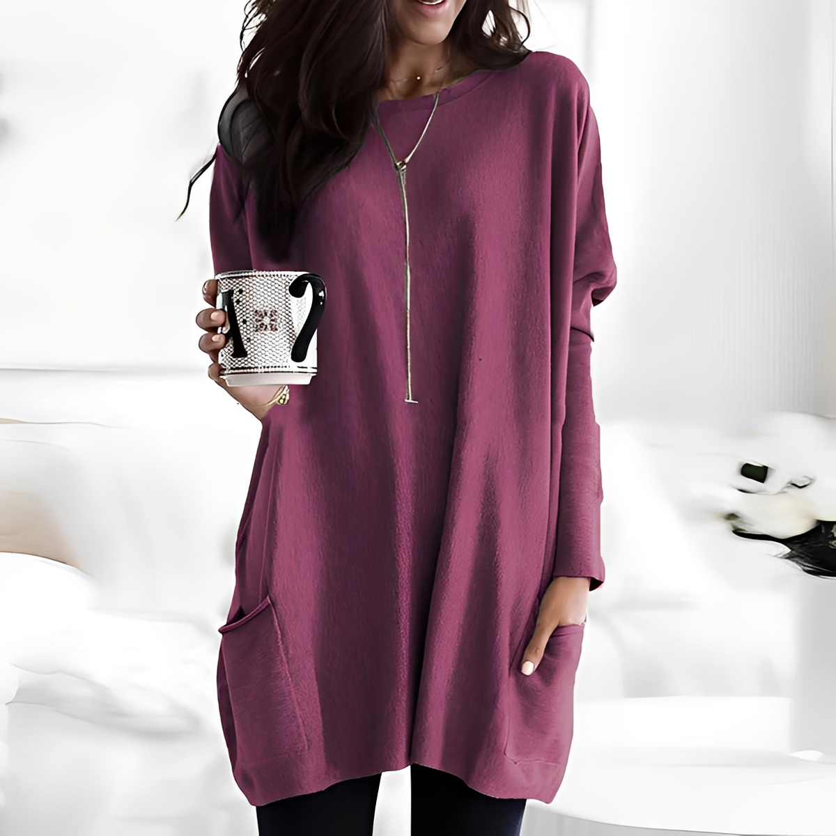 Diane - Gemütlicher Langarmpullover