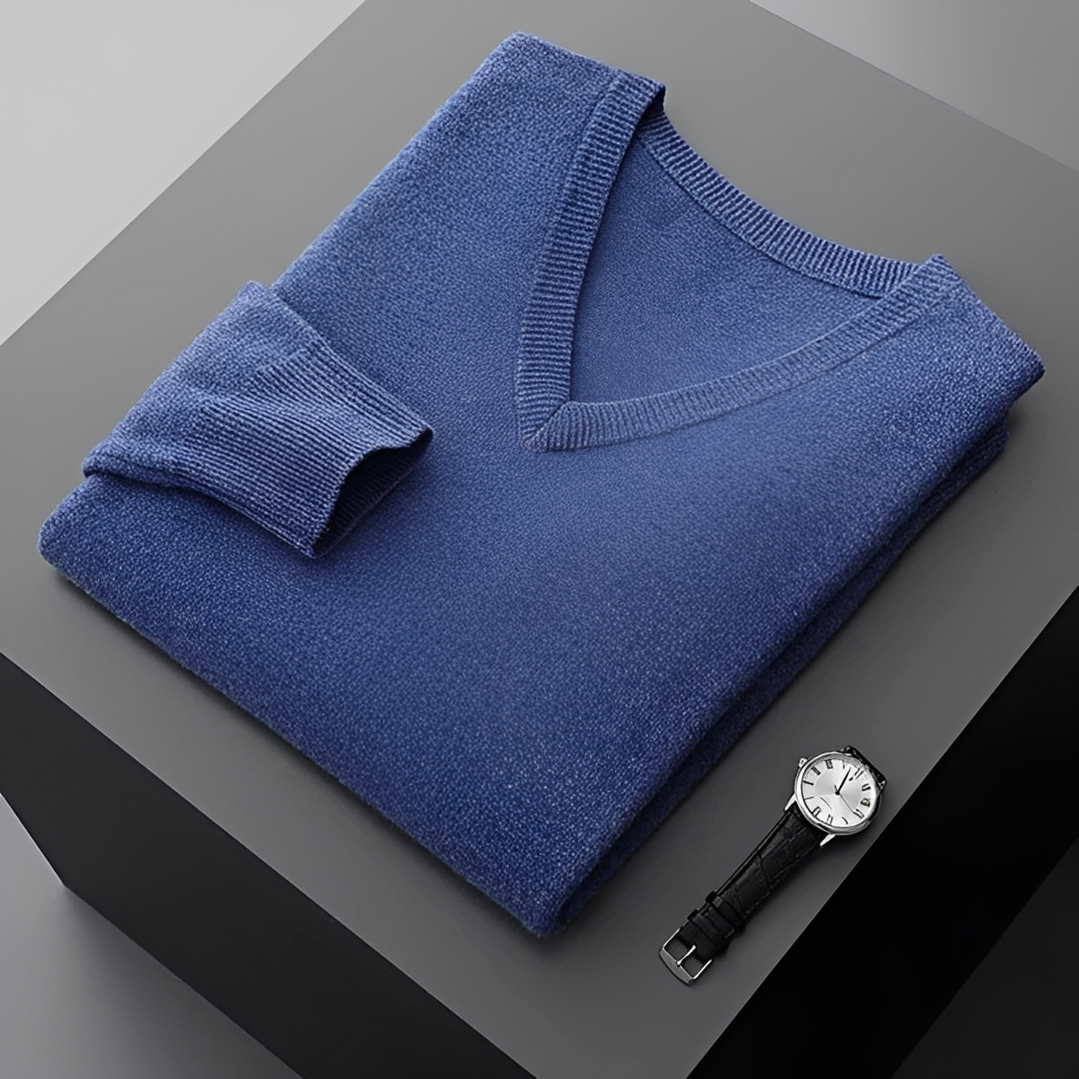 Walter - Komfortabler Pullover mit V-Kragen