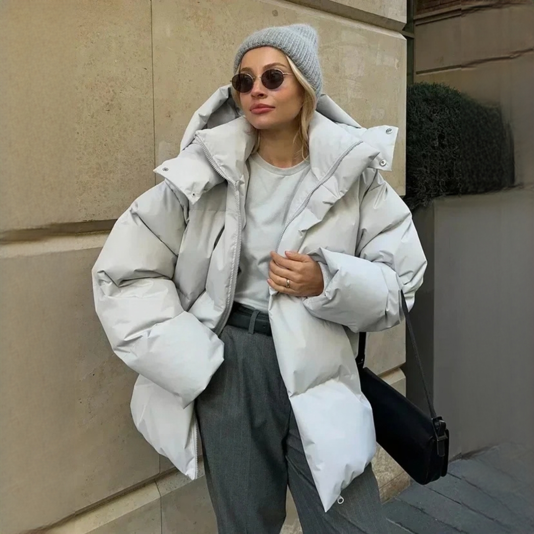 Marzia - Stilvolle und warme Oversized-Jacke