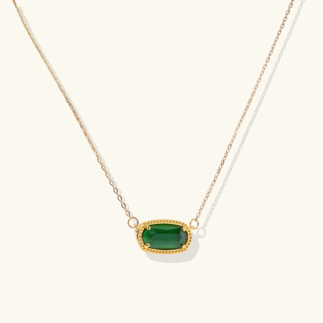 Viya – Elegante Geburtsstein-Halskette