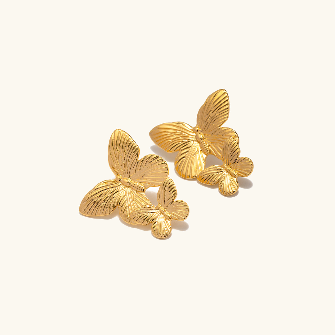 Aurelia – Elegante Schmetterlingsohrringe