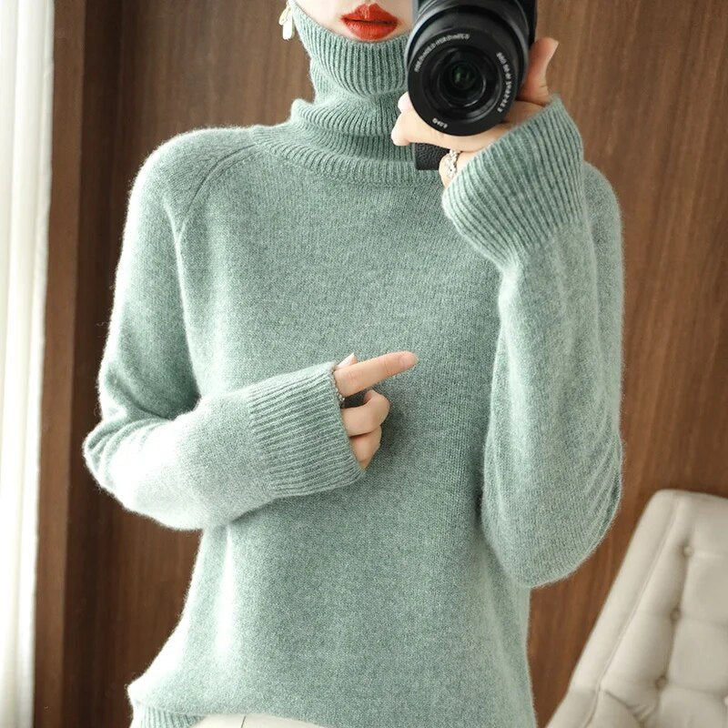 Jessel - Gemütlicher Damen-Rollkragenpullover