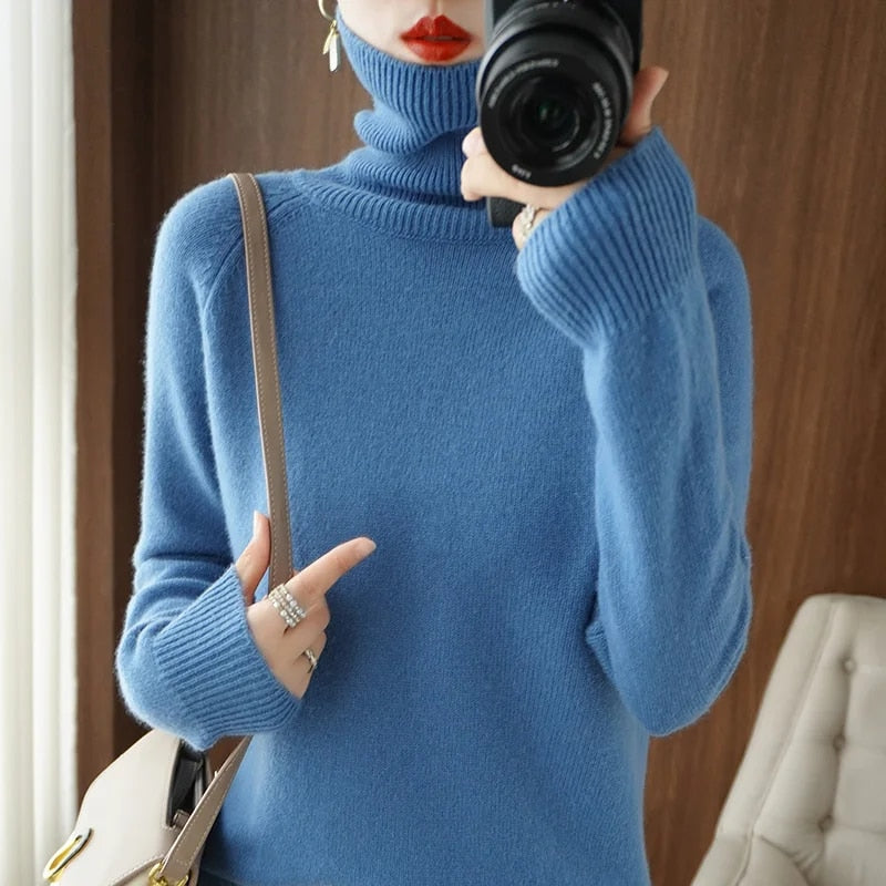 Jessel - Gemütlicher Damen-Rollkragenpullover