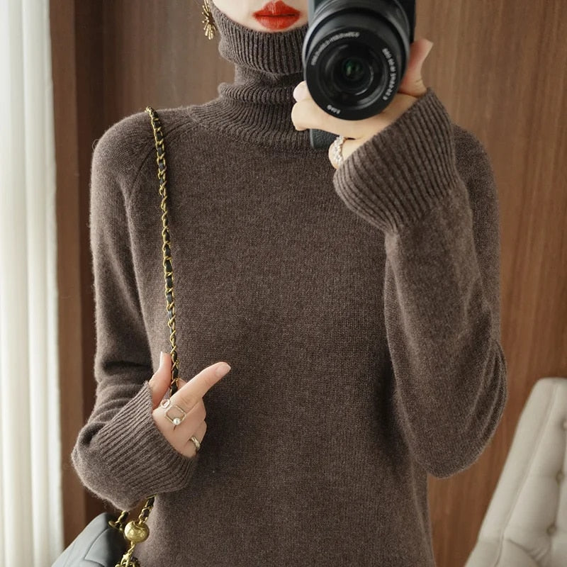 Jessel - Gemütlicher Damen-Rollkragenpullover