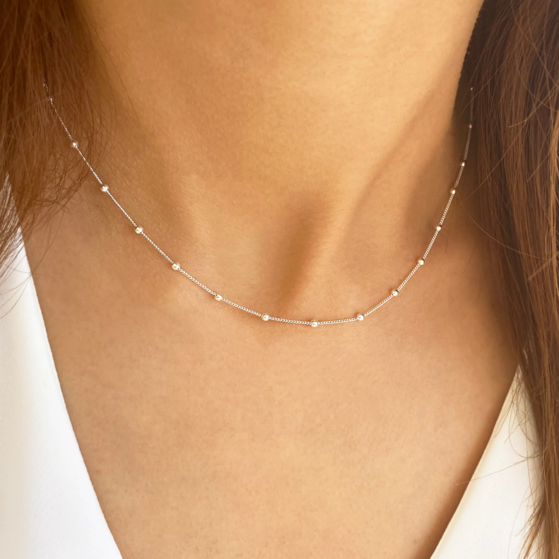 Choker Satellite - Edle goldene Halskette