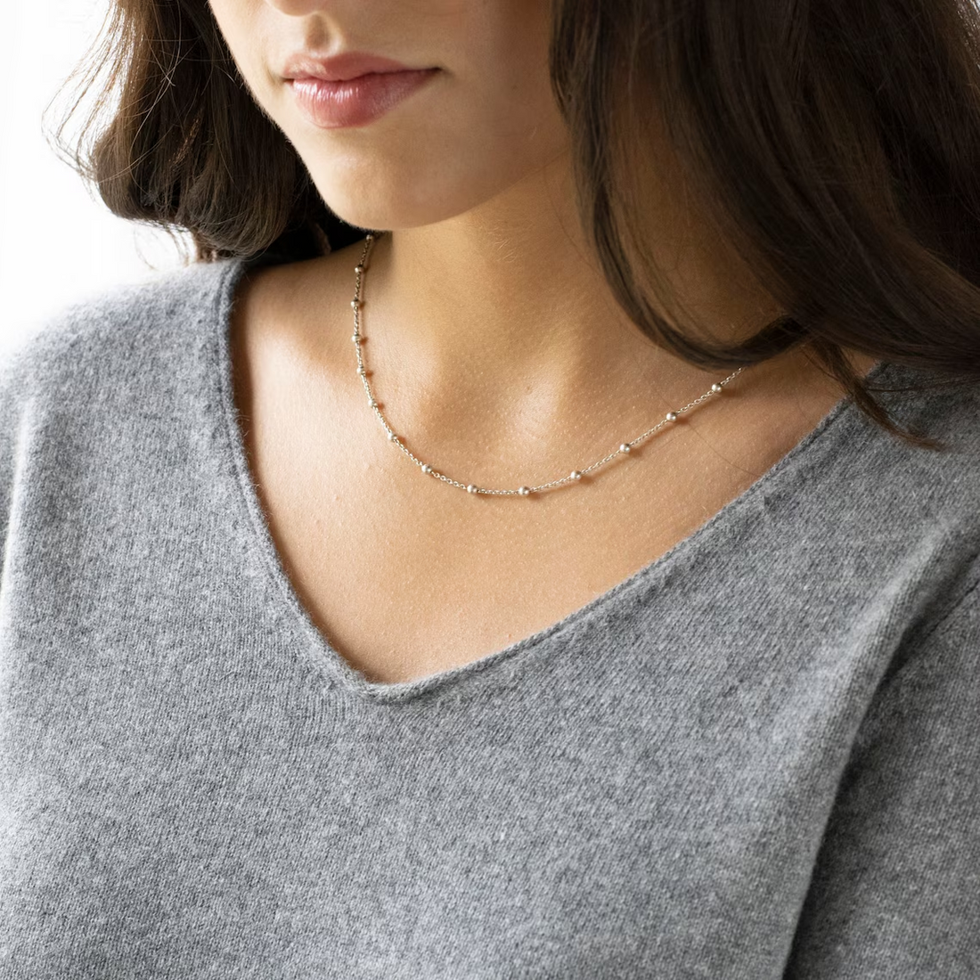 Choker Satellite - Edle goldene Halskette