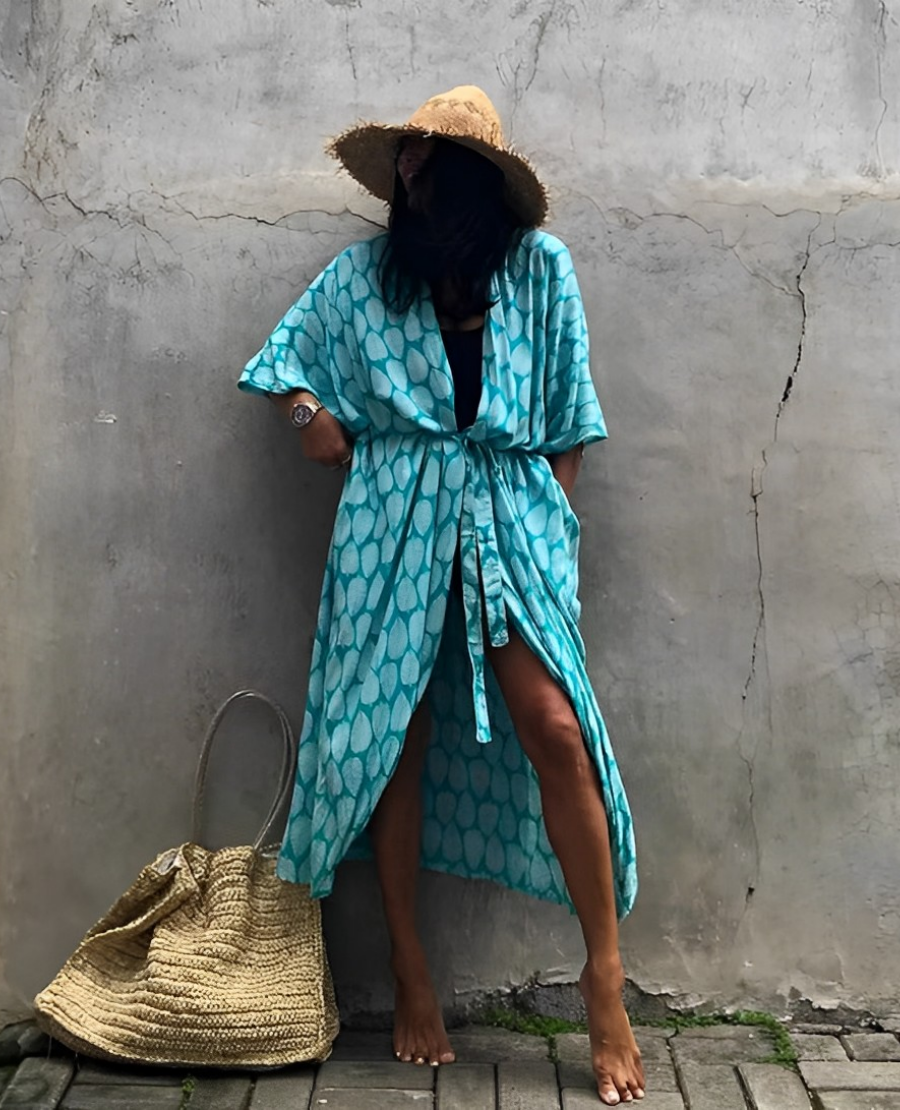 Palm Isle - Sexy Strand-Kimono-Robe