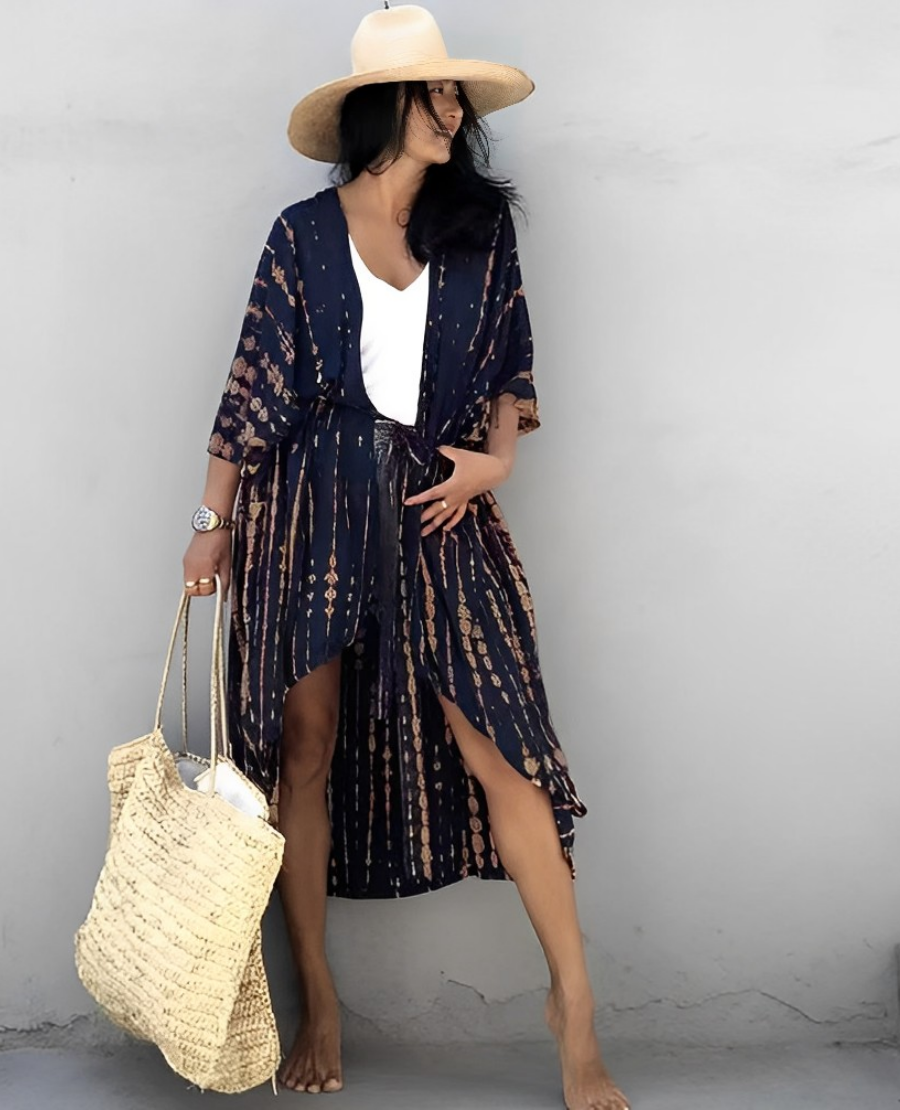 Palm Isle - Sexy Strand-Kimono-Robe