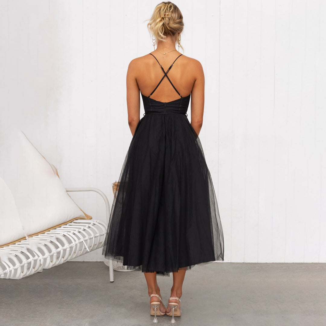 Franca – Midi-Kleid im traditionellen Stil