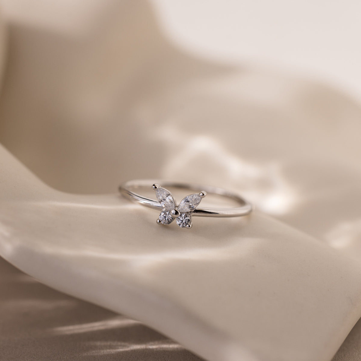 Schmetterling – Eleganter Diamantring
