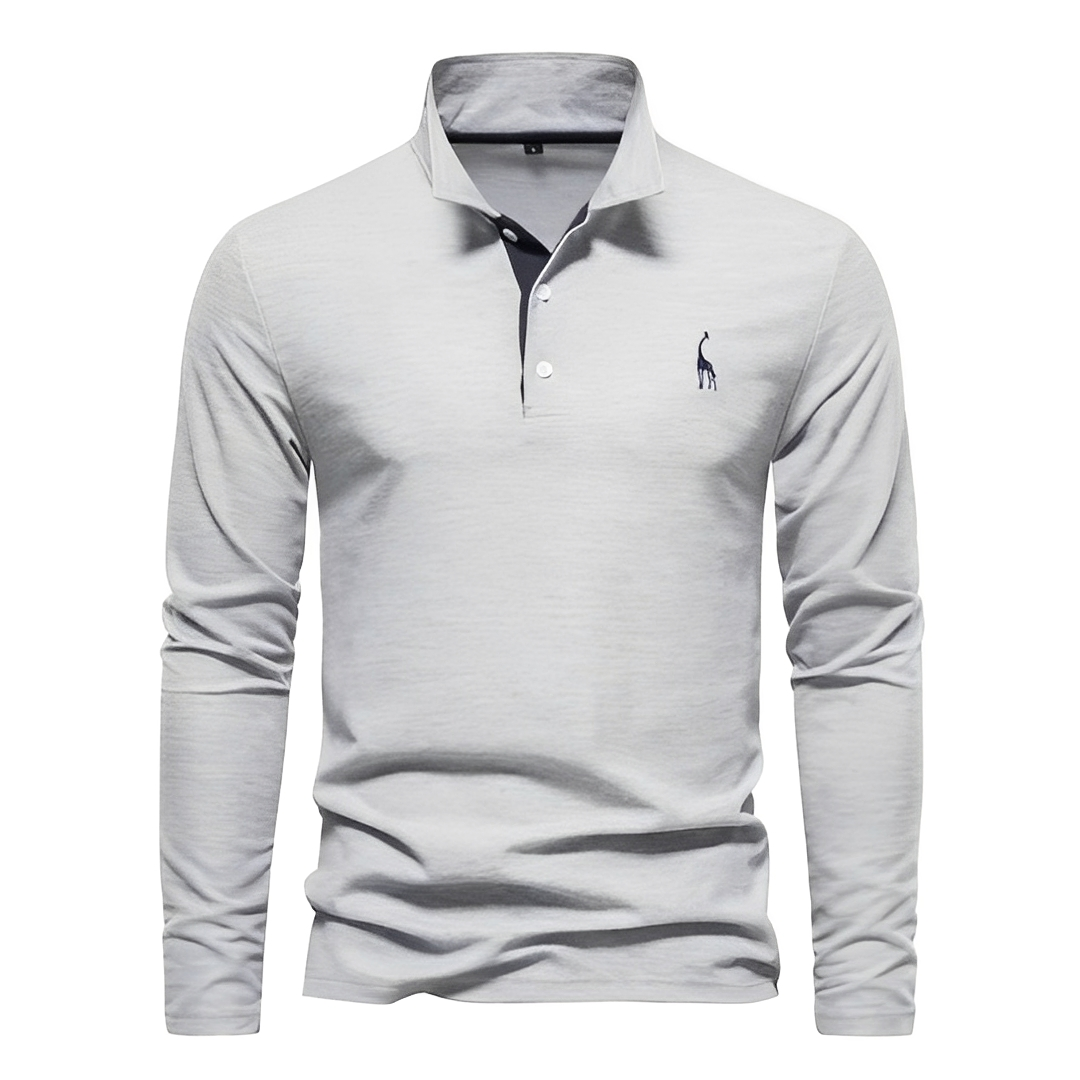 Antoine - Herren-Poloshirt mit langen Ärmeln für den Alltag