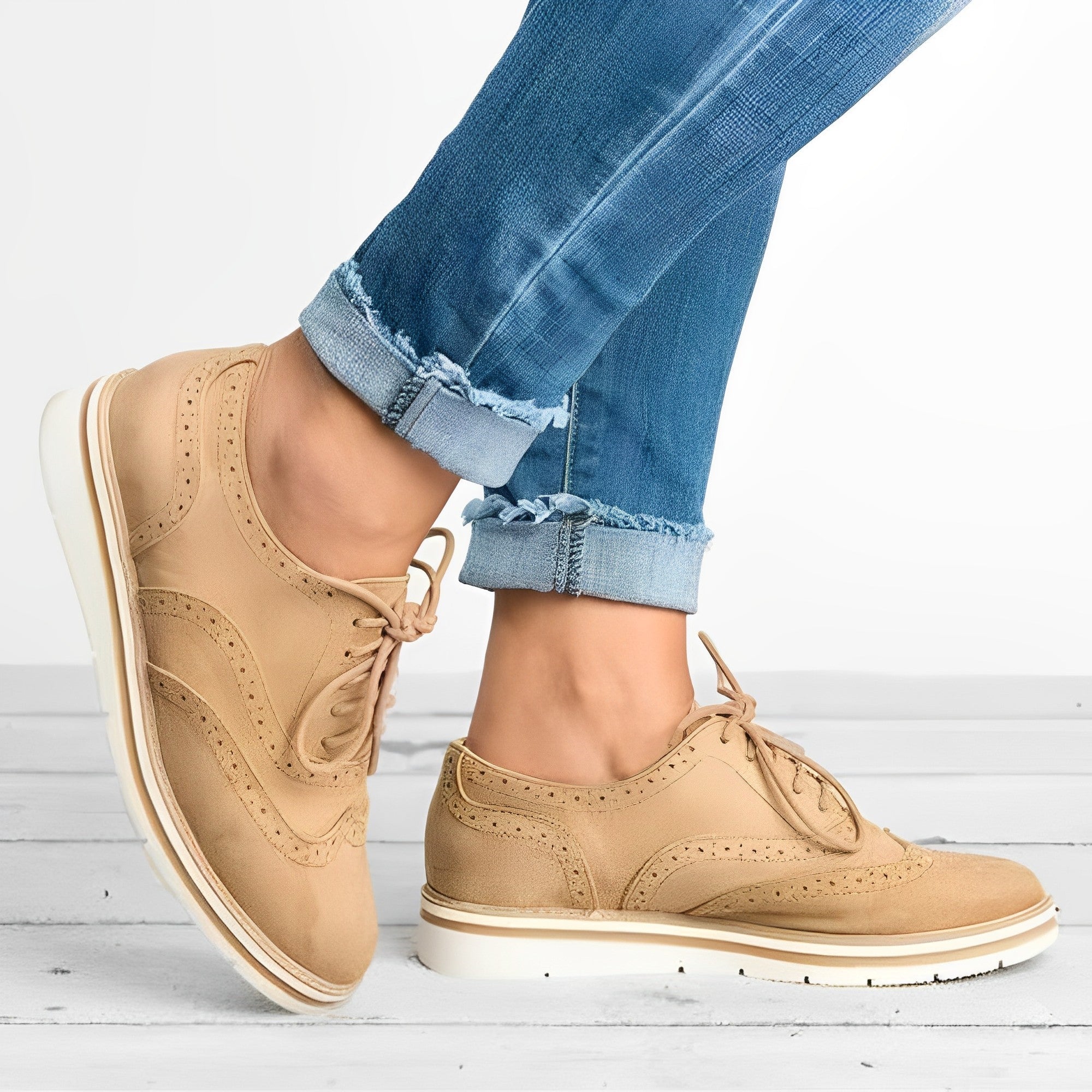 Sloane - Oxford-Schnürschuhe mit Ausschnitt